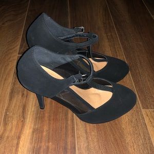 Heeled Booties with Mesh Detailing